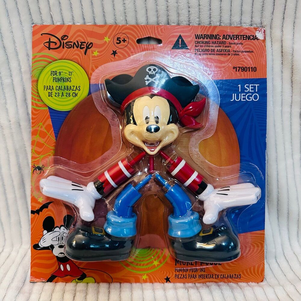 Halloween Pumpkin Push In
Decorating Kit - Mickey Mouse Pirate